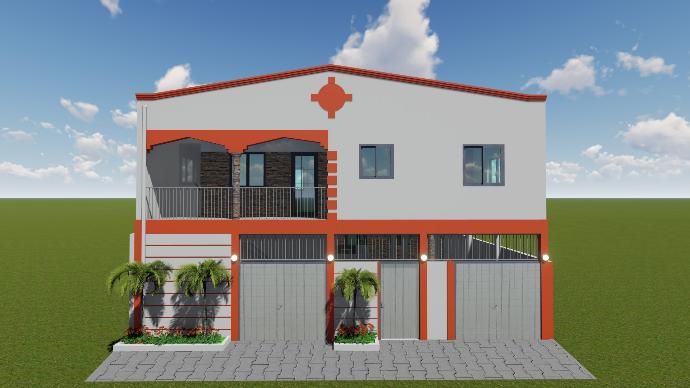 Duplex RDC F3 et Garage Dallé F2